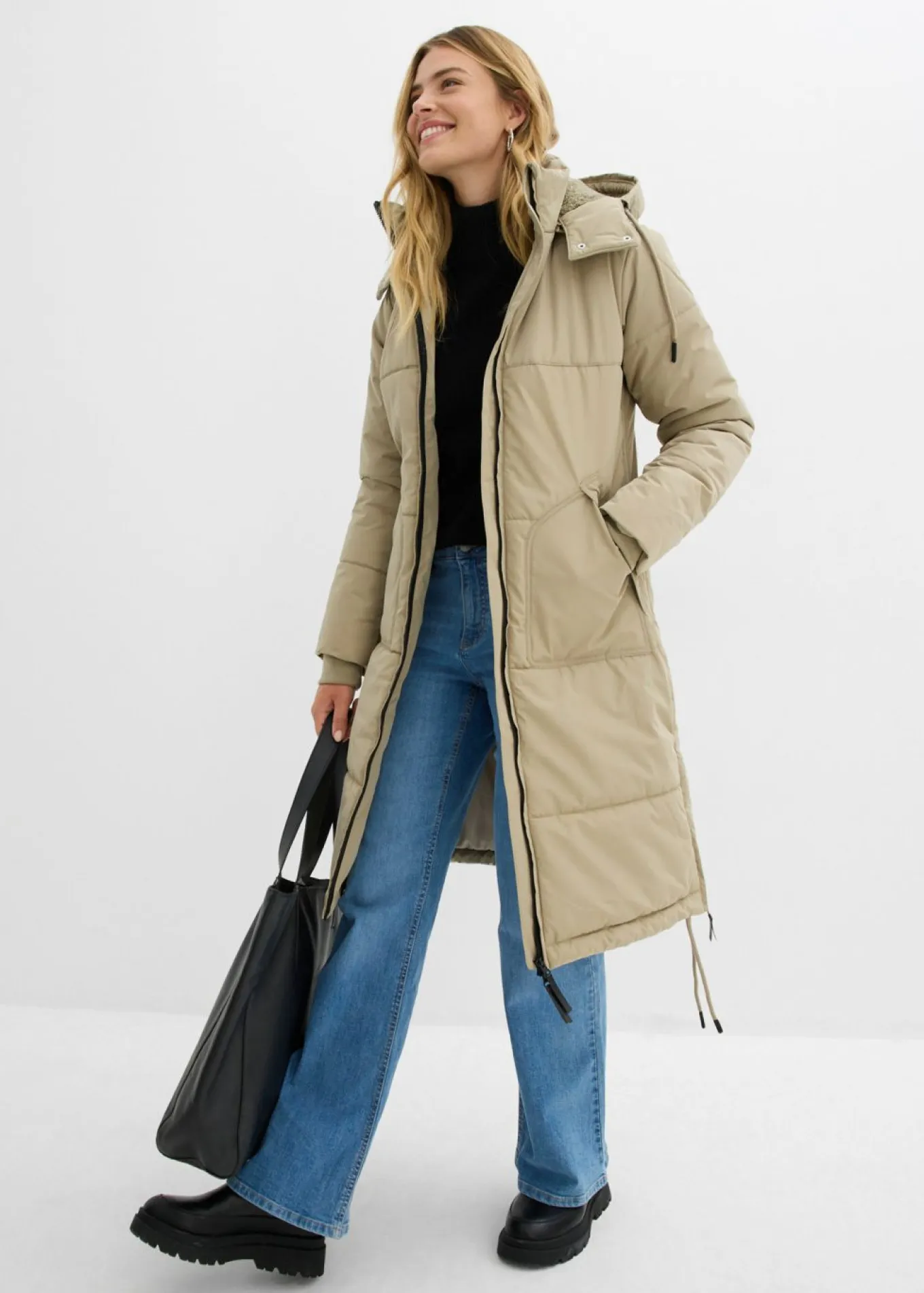 Abrigo guateado impermeable