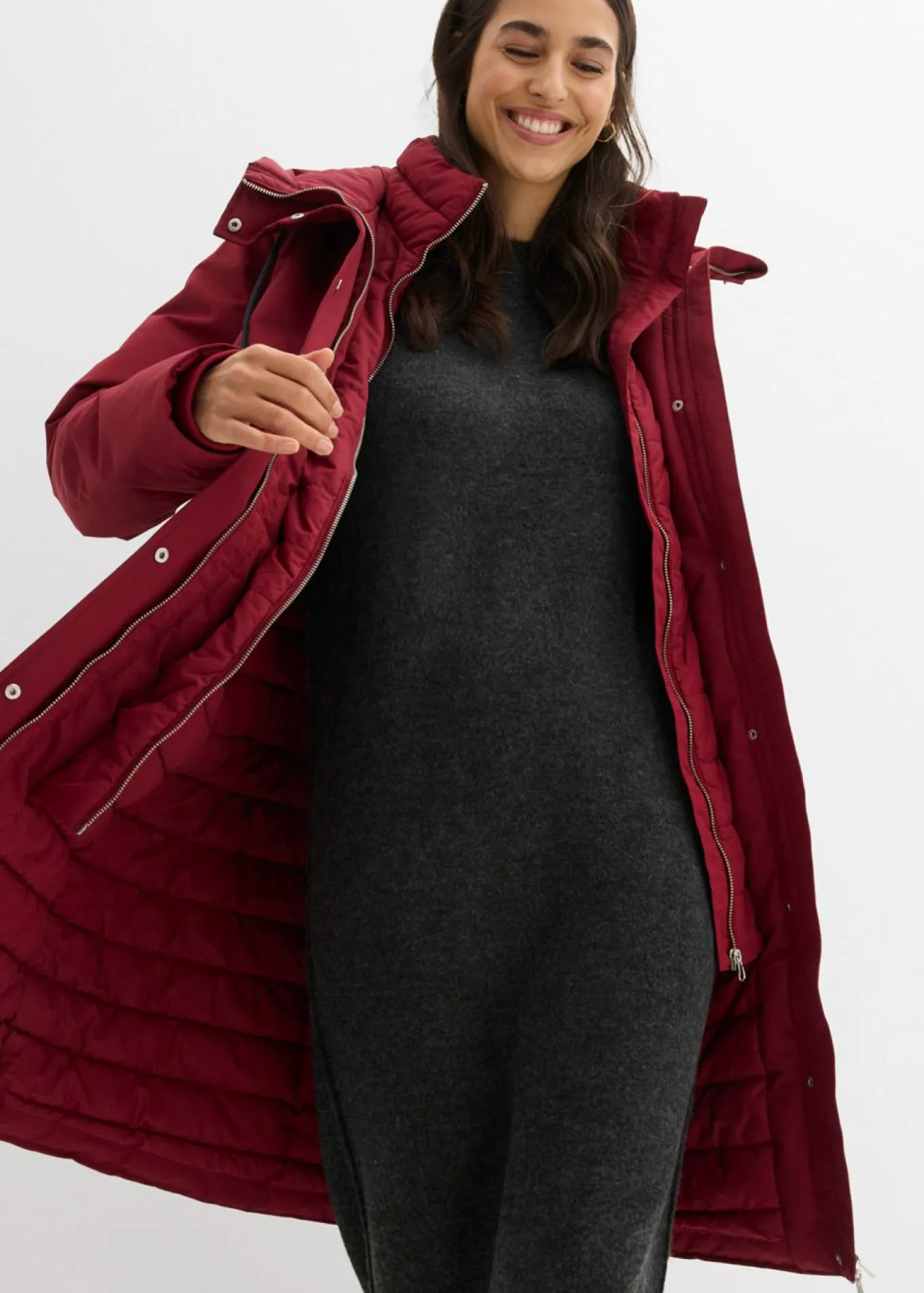 Abrigo impermeable 2 en 1 para exteriores
