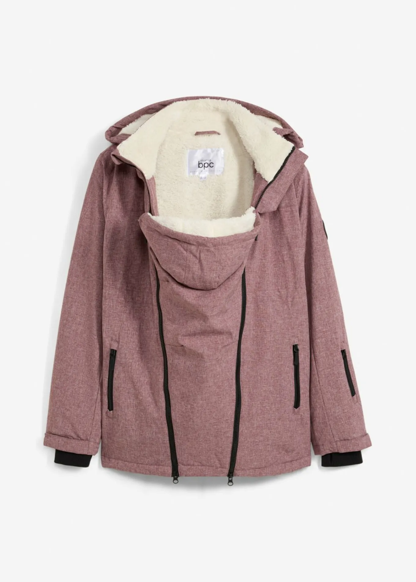 Agradable chaqueta premamá 3 en 1 y de porteo