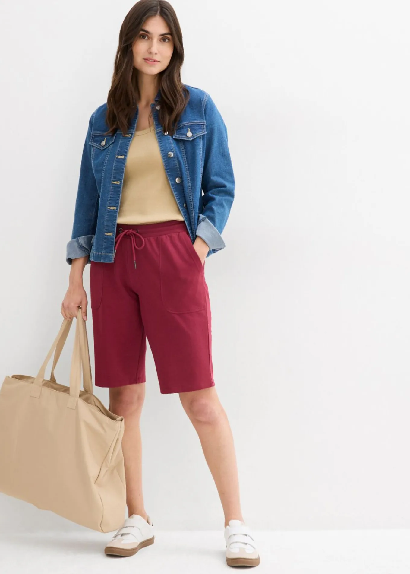 Bermudas de chándal de algodón puro