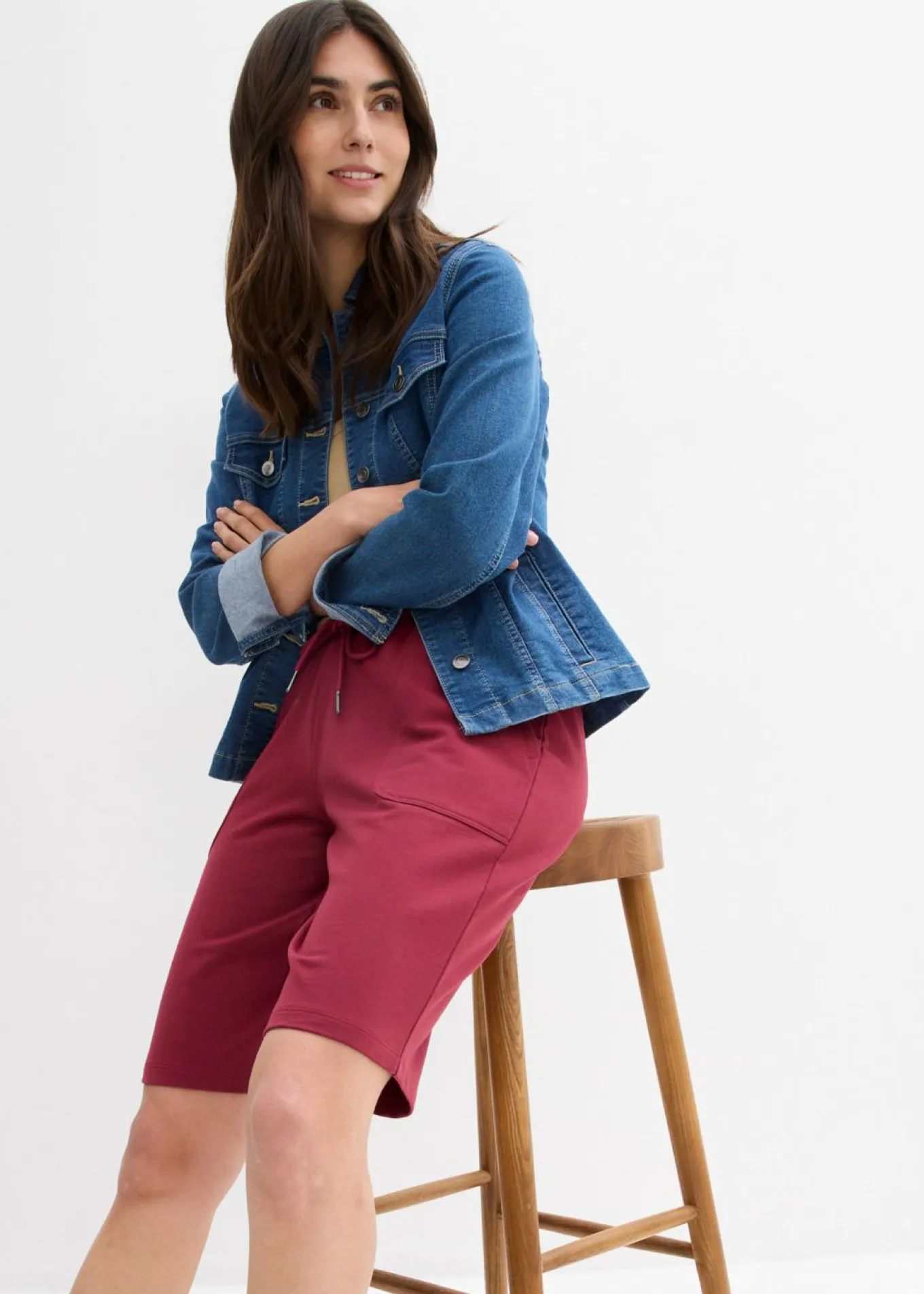 Bermudas de chándal de algodón puro
