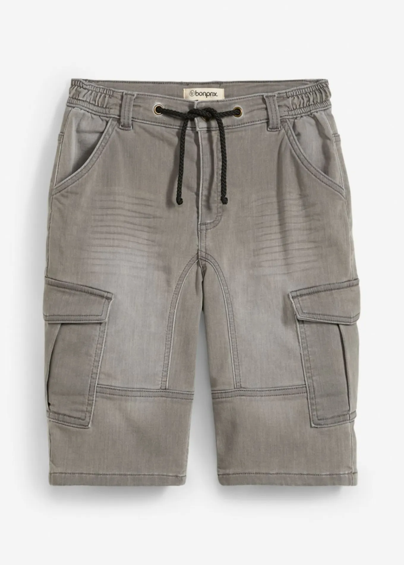 Bermudas de chándal estilo vaquero, regular fit