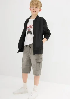 Bermudas de chándal estilo vaquero, regular fit