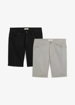 Bermudas elásticas con corte regular (2 unidades)
