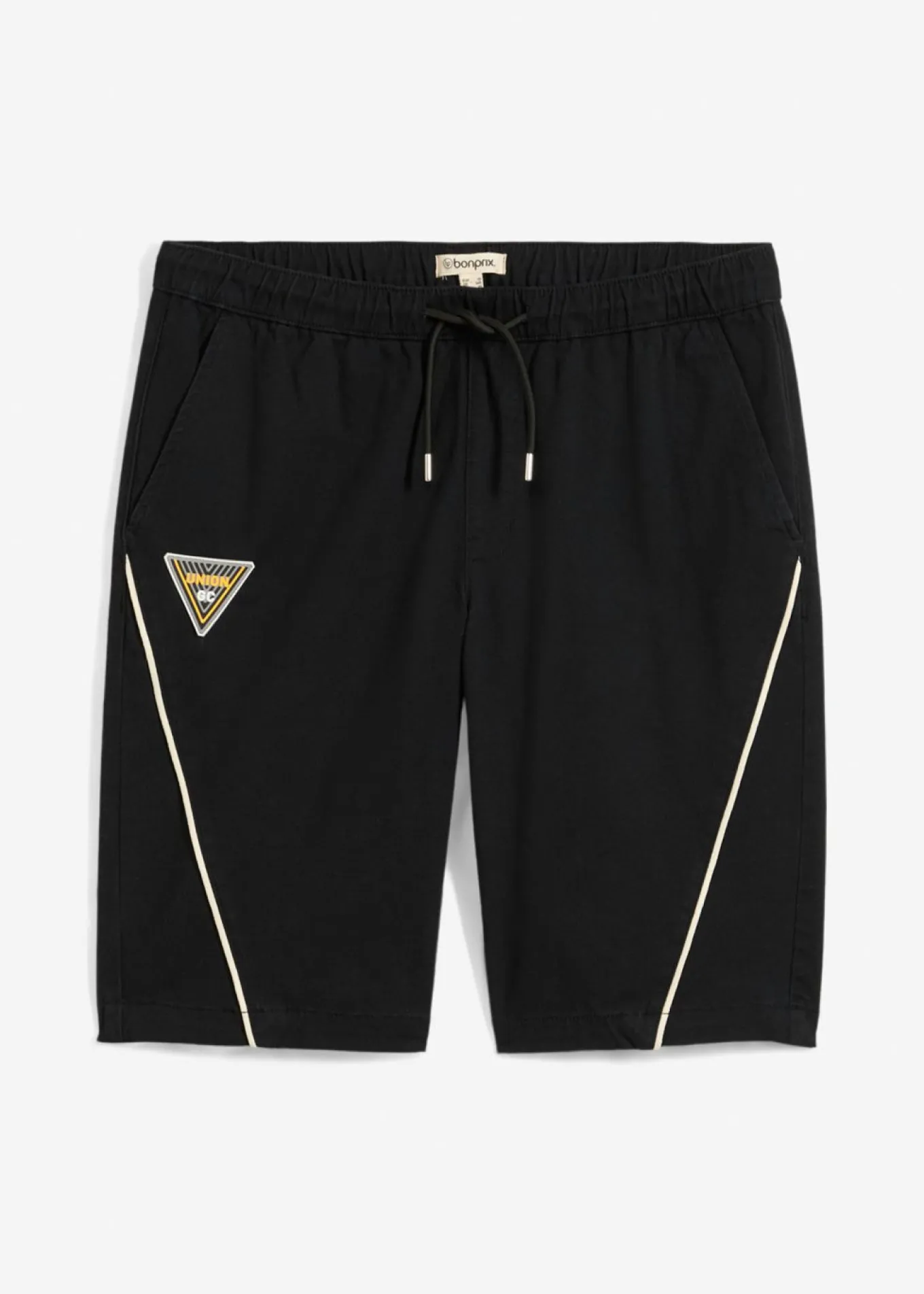 Bermudas elásticas sin cierre con corte holgado