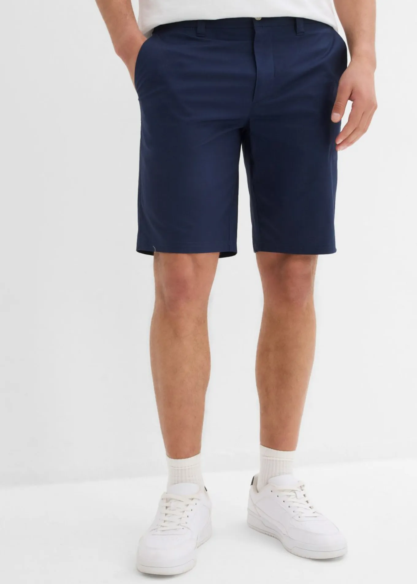 Bermudas elásticas tipo chino (2 unidades) con corte regular