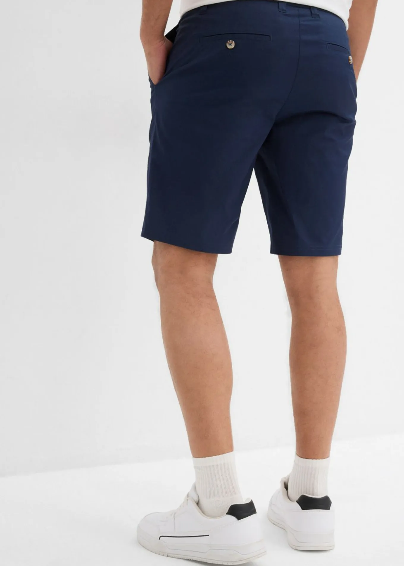 Bermudas elásticas tipo chino (2 unidades) con corte regular