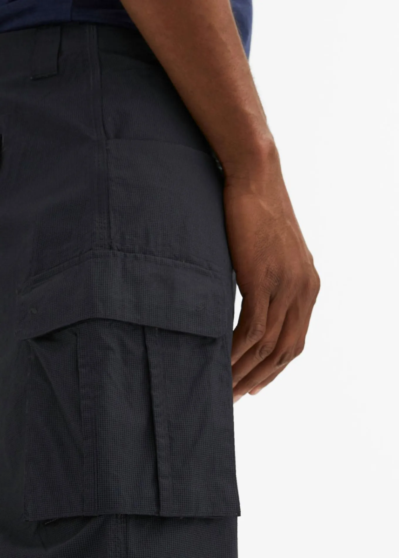 Bermudas tipo cargo de algodón puro con corte relajado