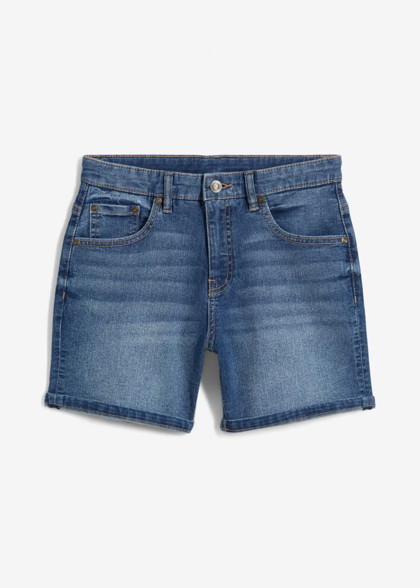 Bermudas vaqueras de talle medio