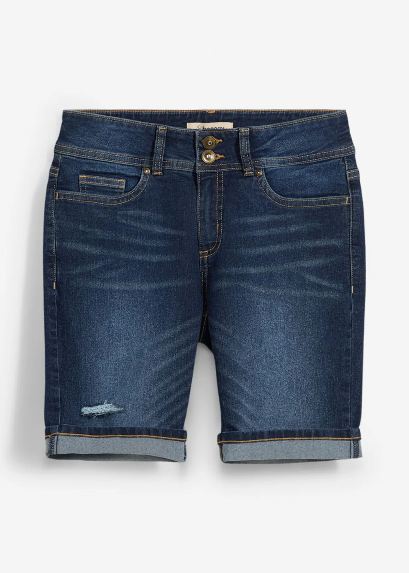 Bermudas vaqueras de talle medio