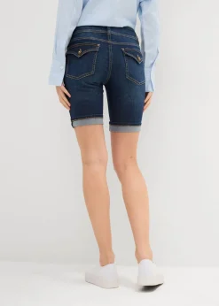 Bermudas vaqueras de talle medio