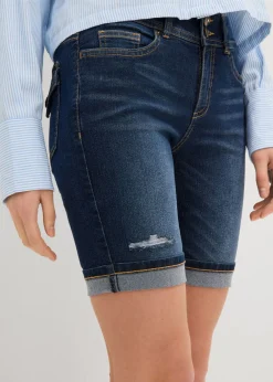 Bermudas vaqueras de talle medio