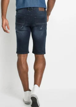Bermudas vaqueras elásticas, slim fit