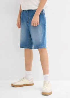 Bermudas vaqueras elásticas con corte normal (2 unidades)