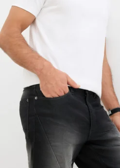 Bermudas vaqueras tipo chándal con corte relajado