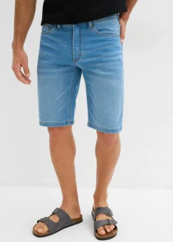 Bermudas vaqueras tipo chándal con corte slim (2 unidades)