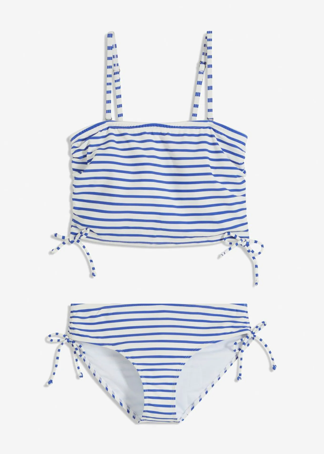 Bikini bandeau con tirantes desmontables (2 piezas)