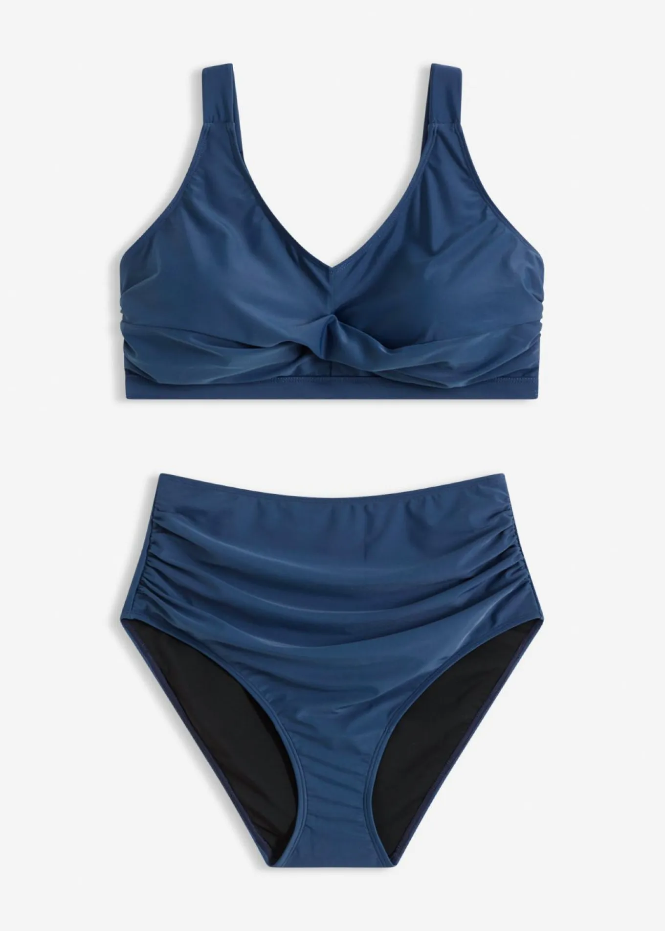 Bikini con ligero efecto moldeador y aspecto cruzado (2 piezas)