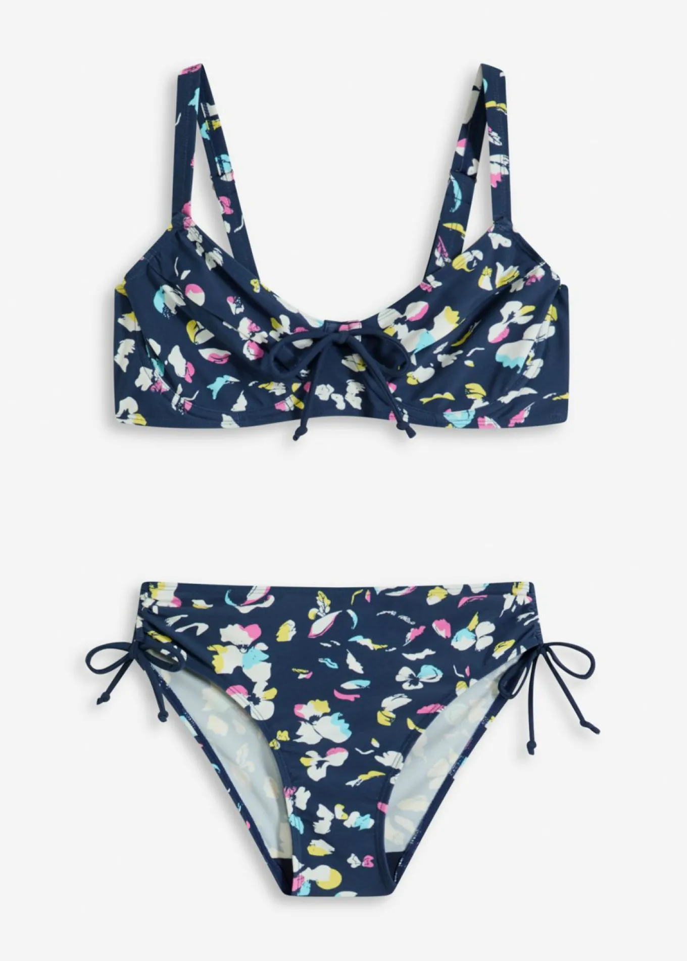 Bikini reductor con cinta para anudar (2 piezas)