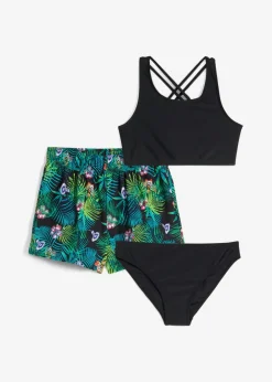 Bikini y braguita de baño (conjunto de 3 piezas)