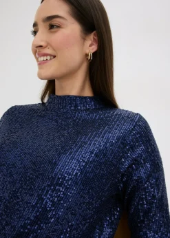 Blusa con lentejuelas