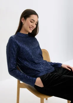 Blusa con lentejuelas