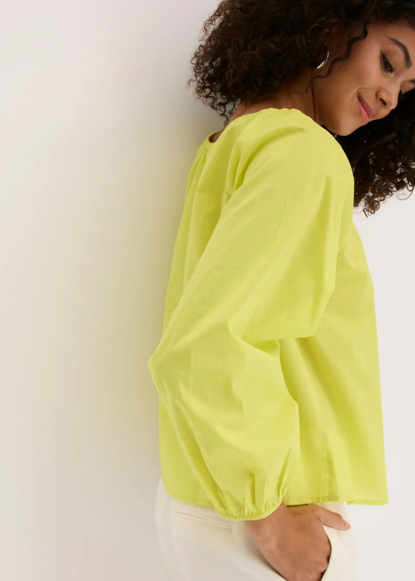 Blusa de algodón orgánico puro