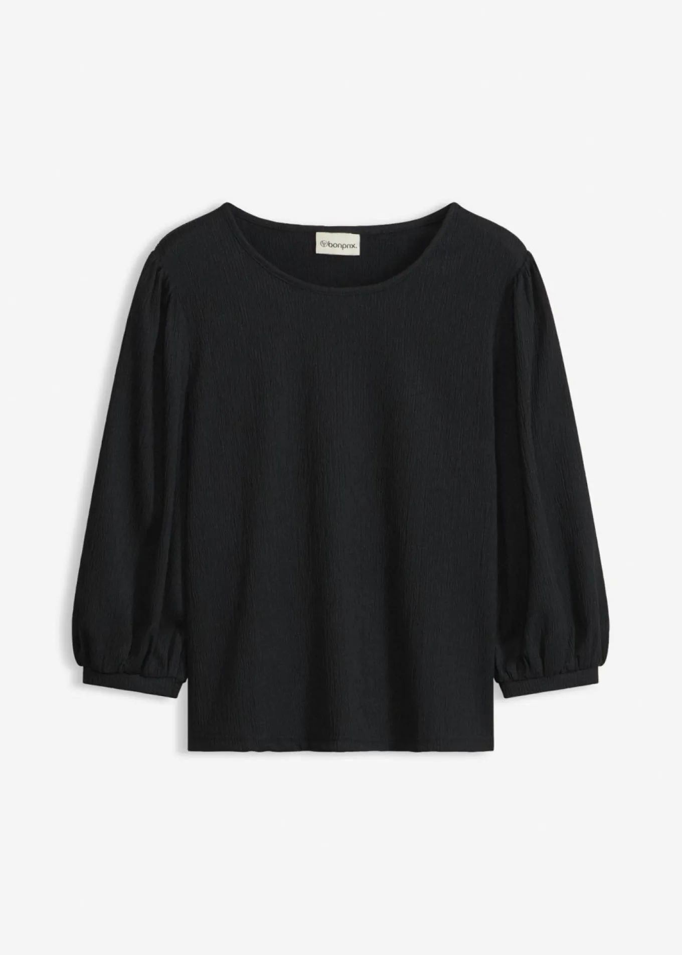 Blusa de crepé estructurado