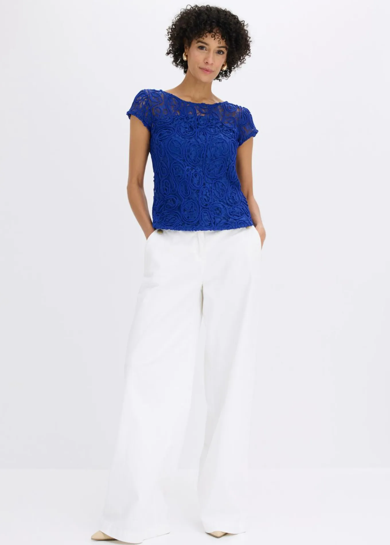 Blusa de encaje