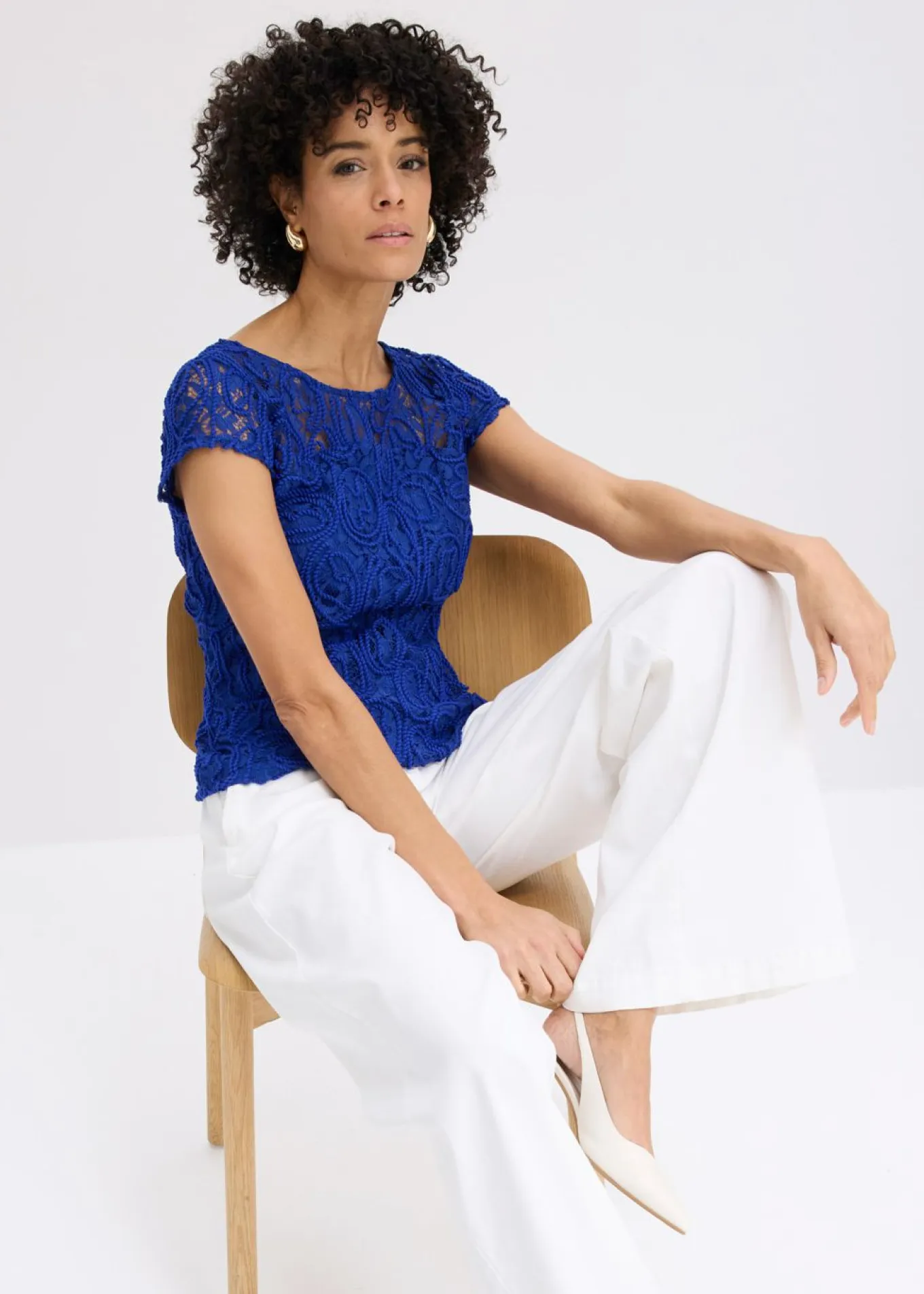 Blusa de encaje