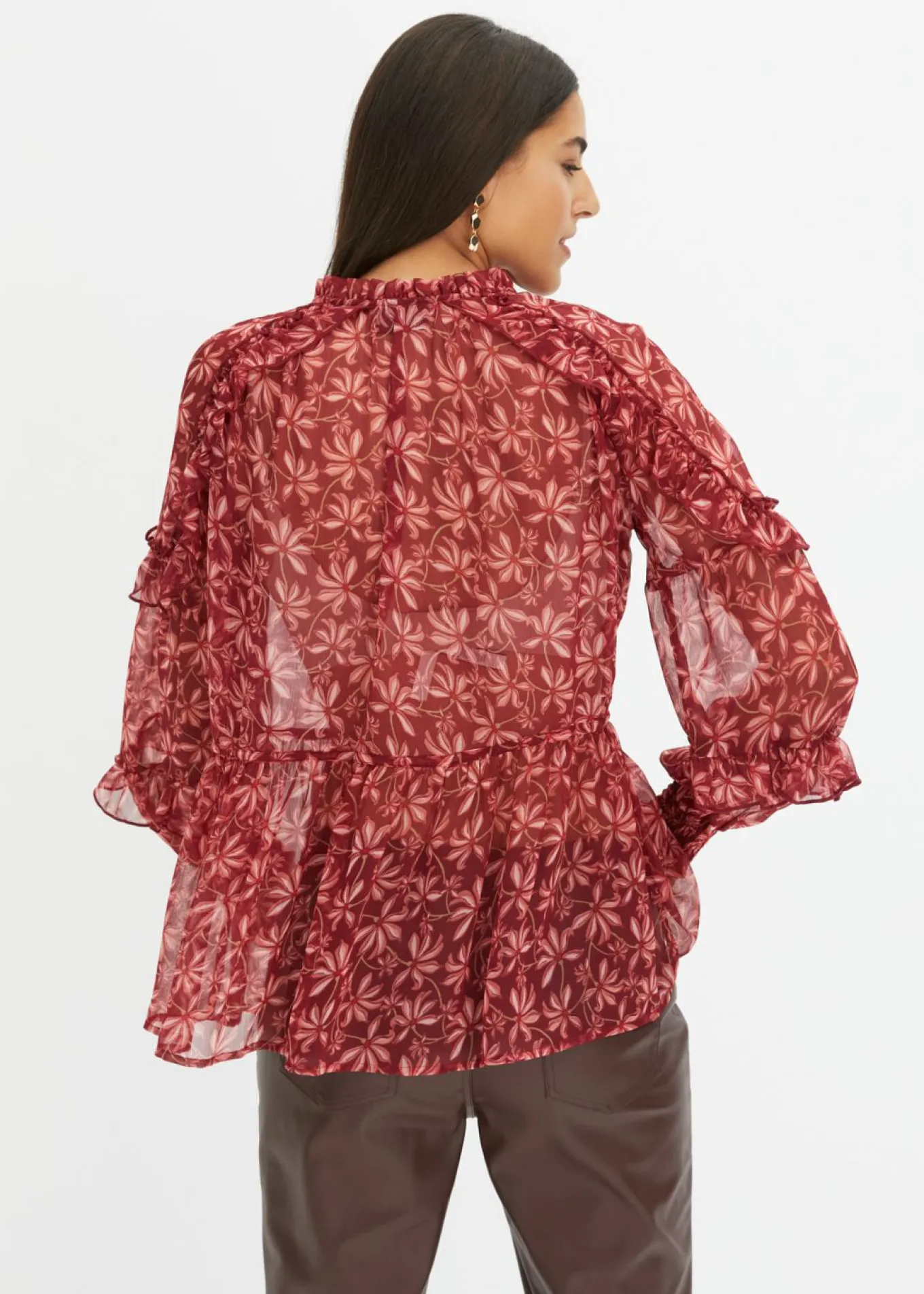 Blusa de gasa