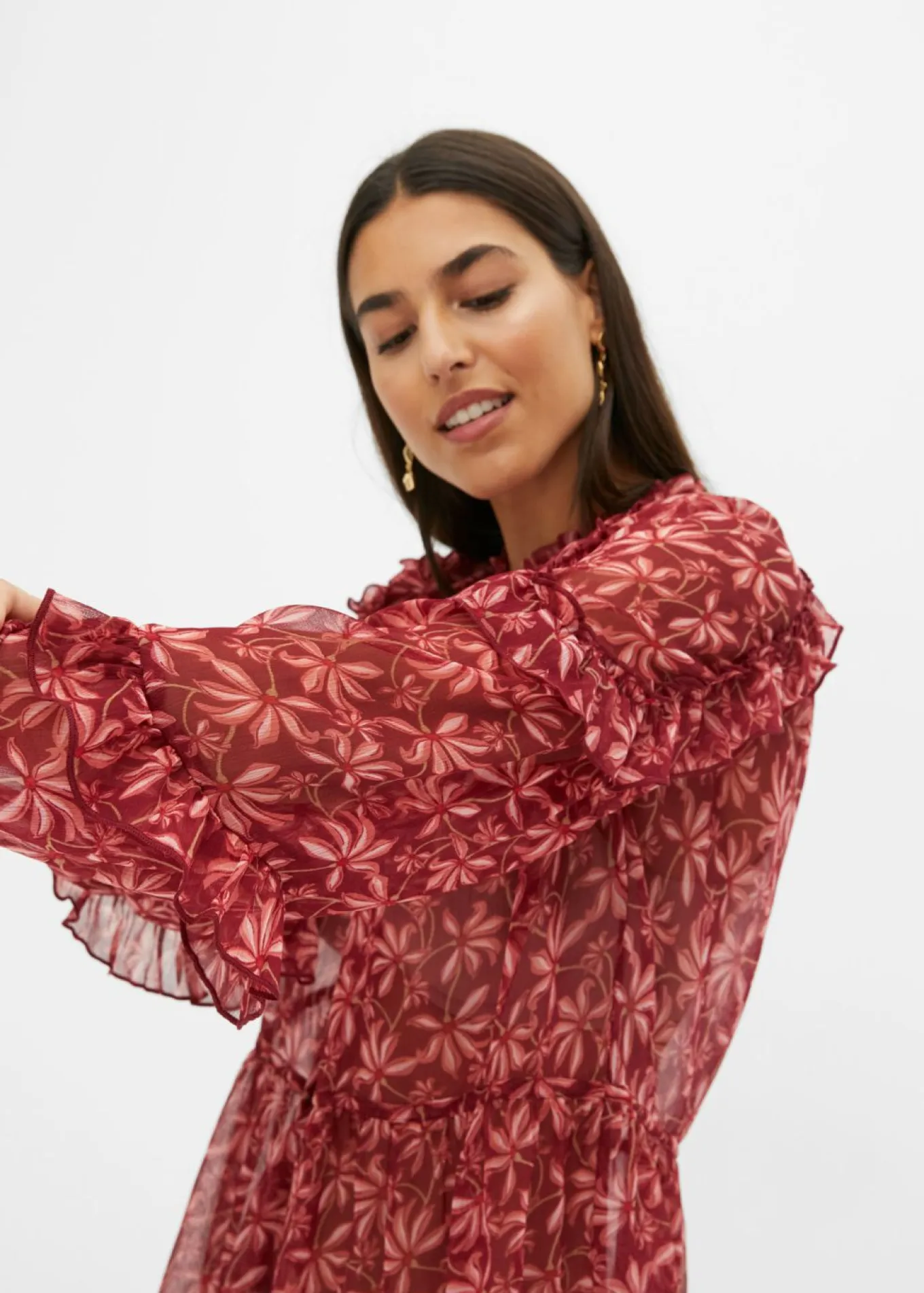 Blusa de gasa
