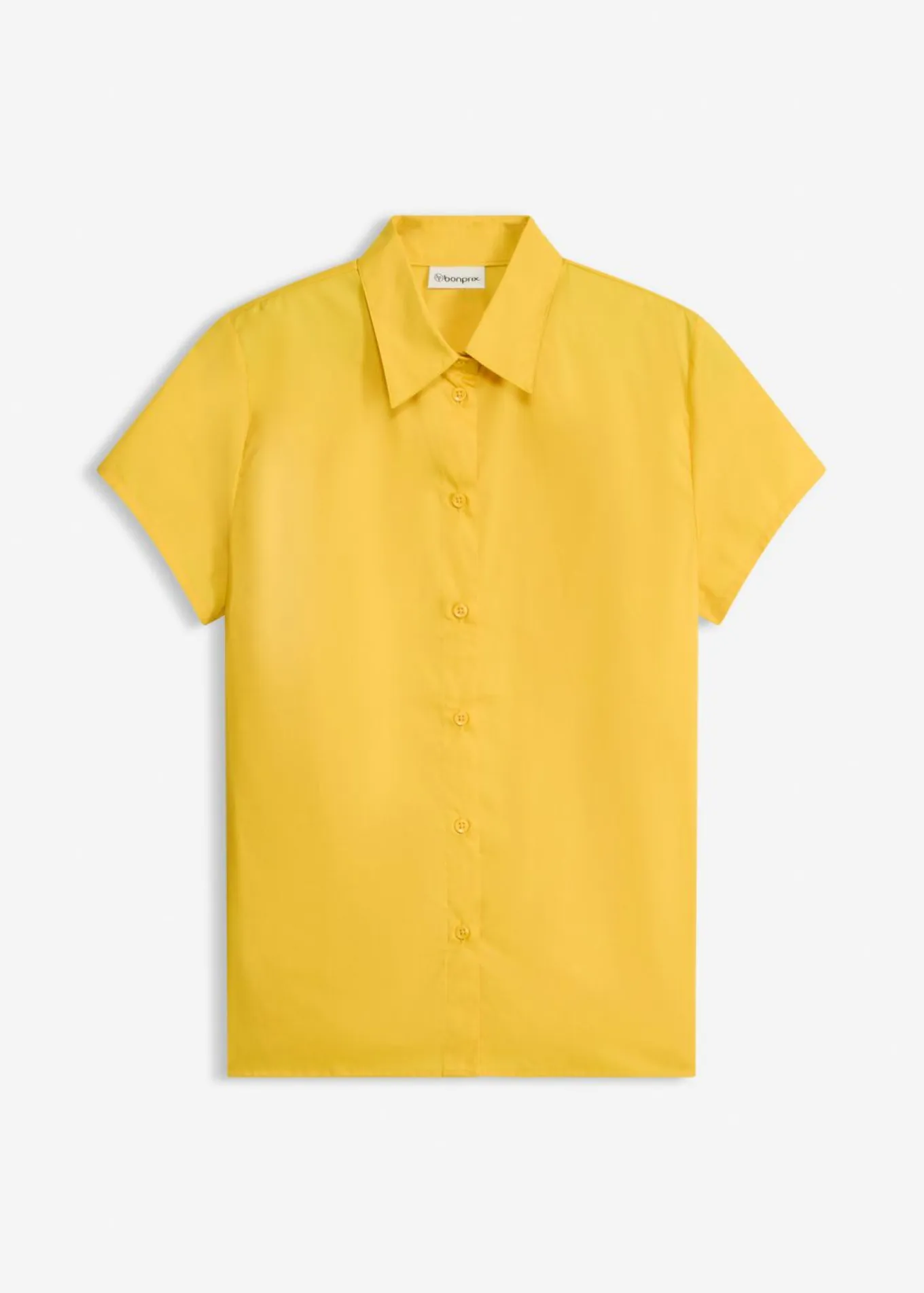 Blusa de manga corta de popelín