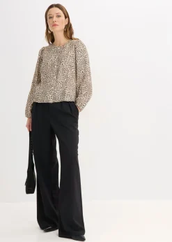 Blusa de mezcla de viscosa