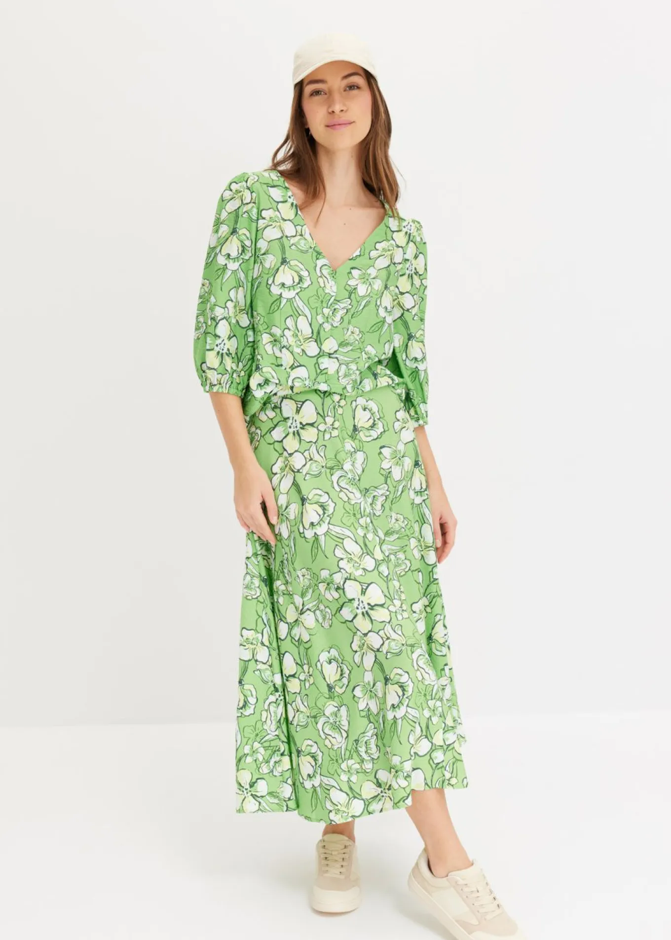 Blusa de mezcla de viscosa fluida