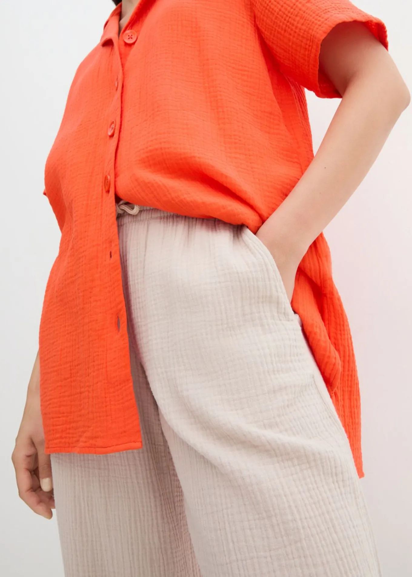 Blusa de muselina