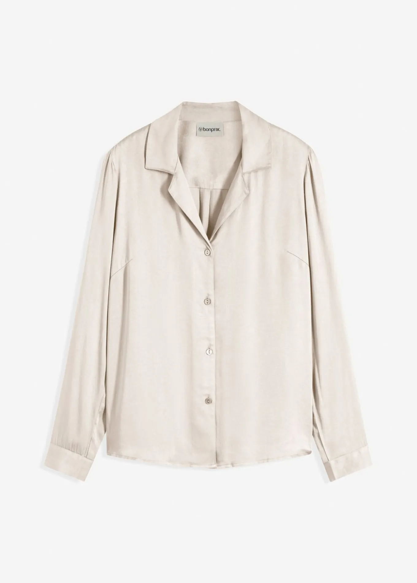 Blusa de satén fino