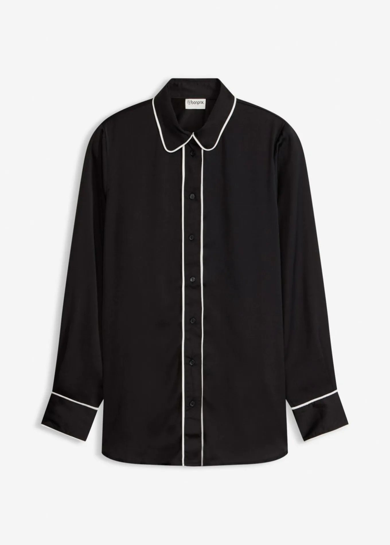 Blusa de satén fluido