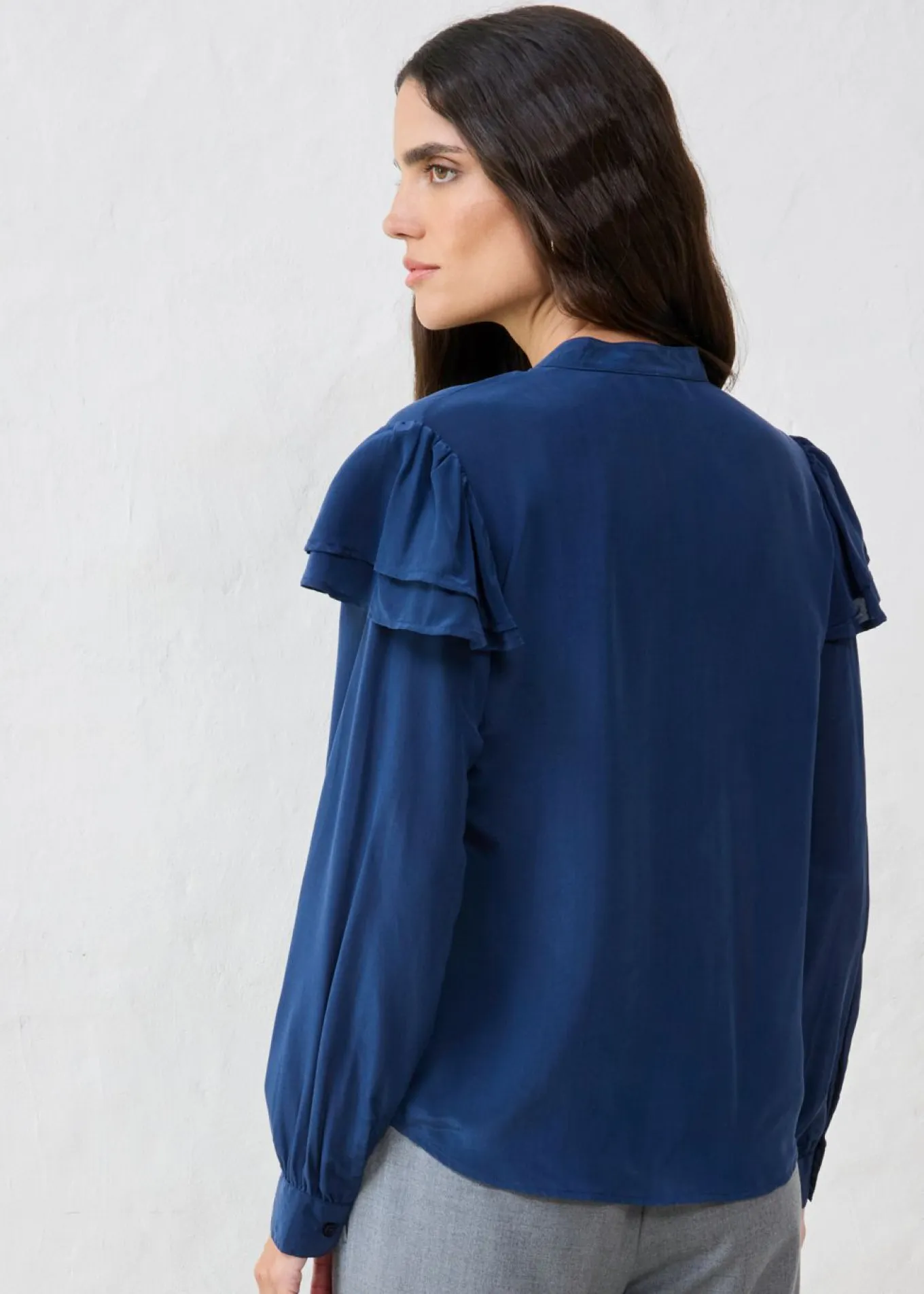 Blusa de seda