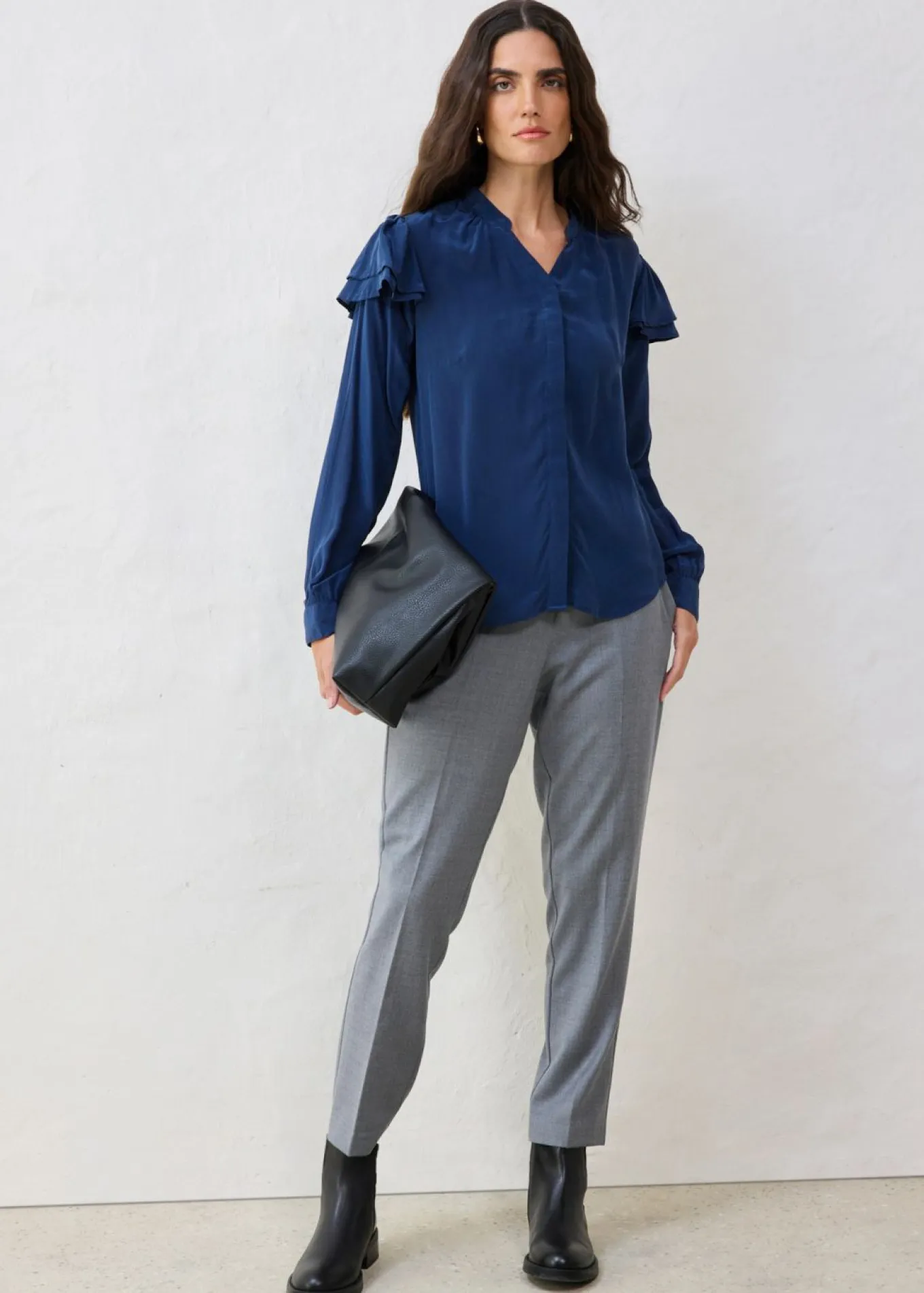 Blusa de seda