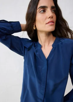 Blusa de seda