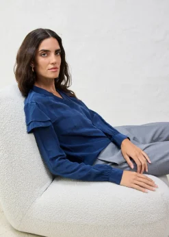 Blusa de seda