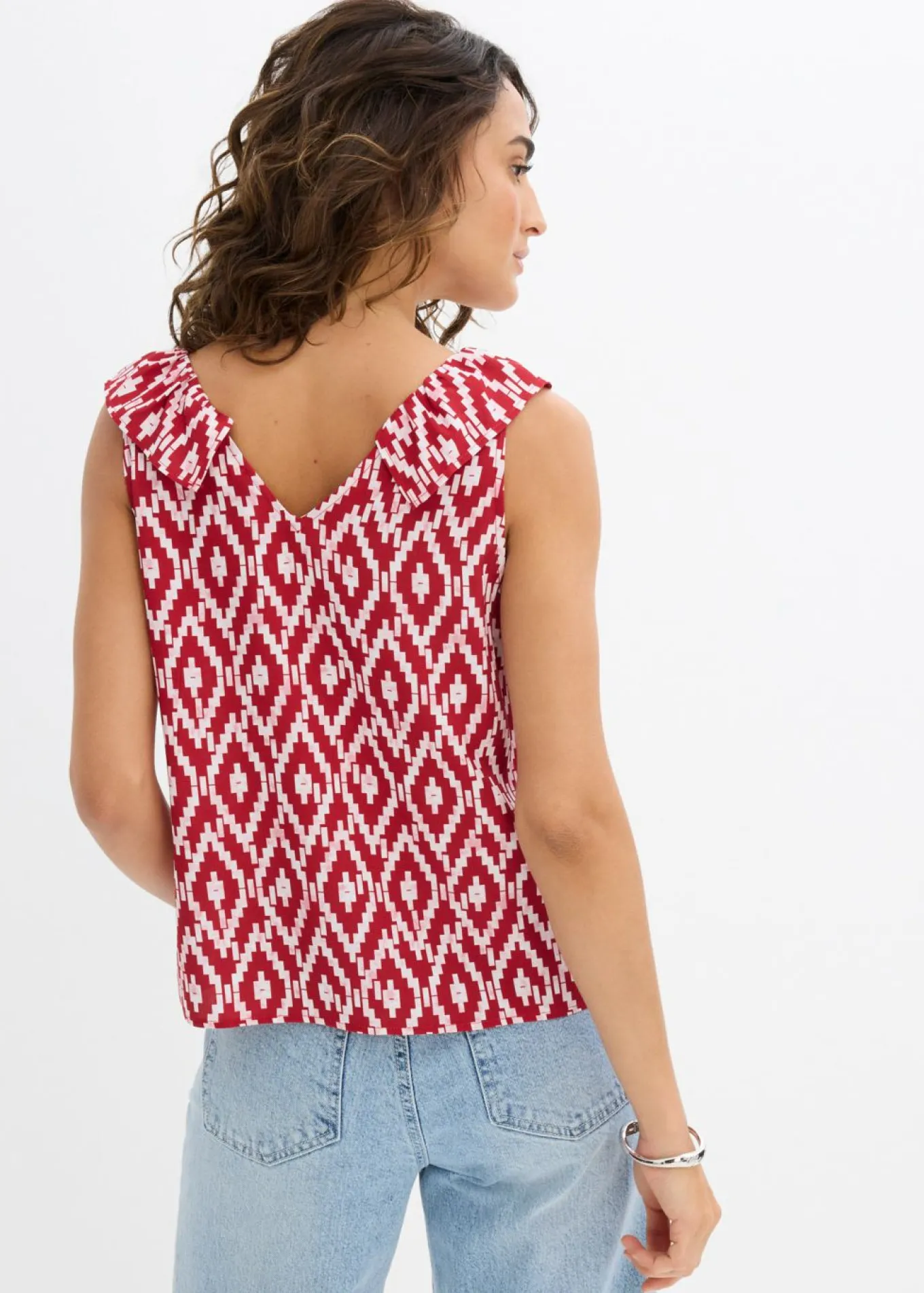 Blusa de viscosa fluida