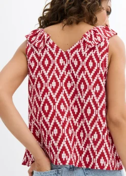 Blusa de viscosa fluida