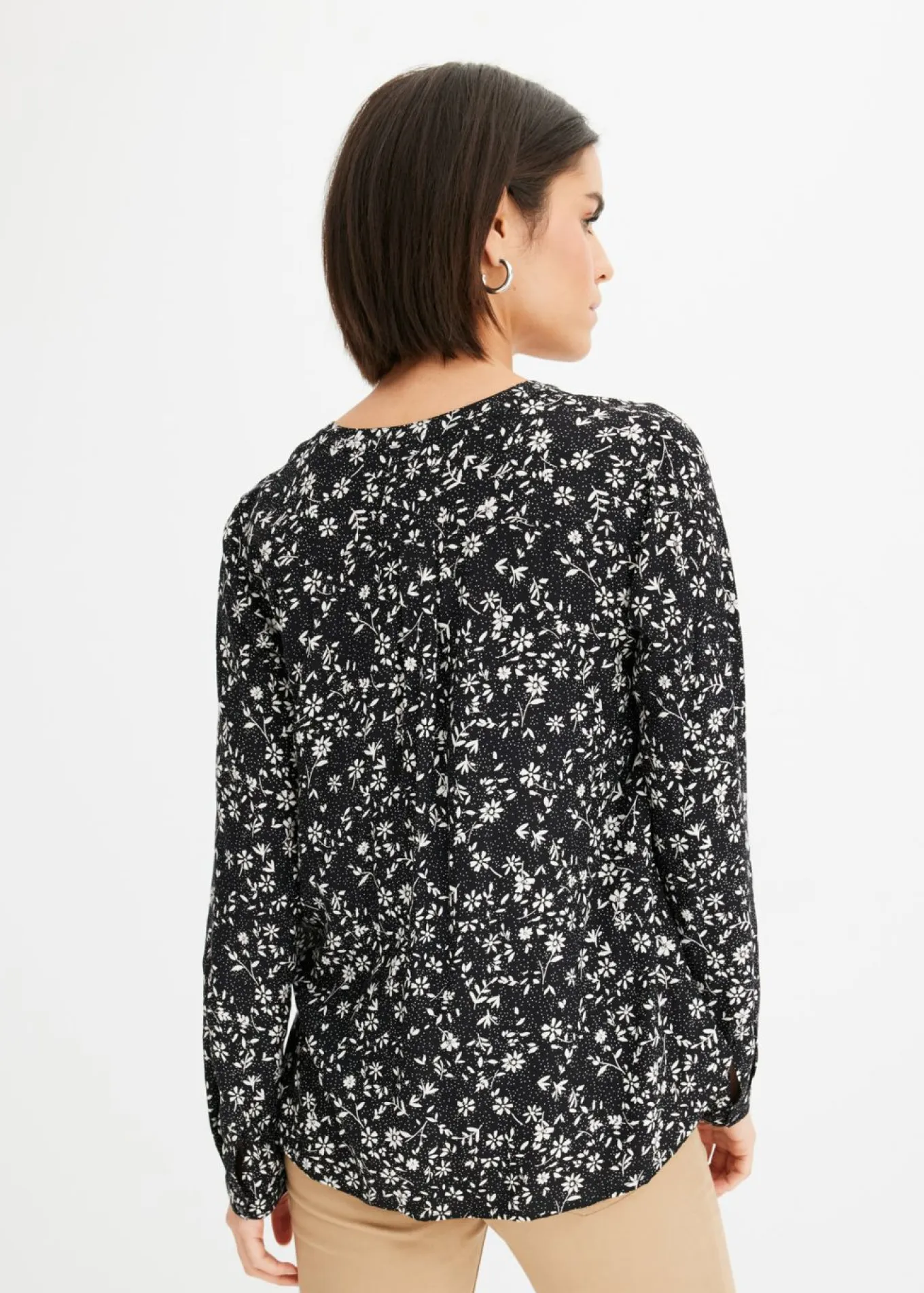 Blusa de viscosa fluida