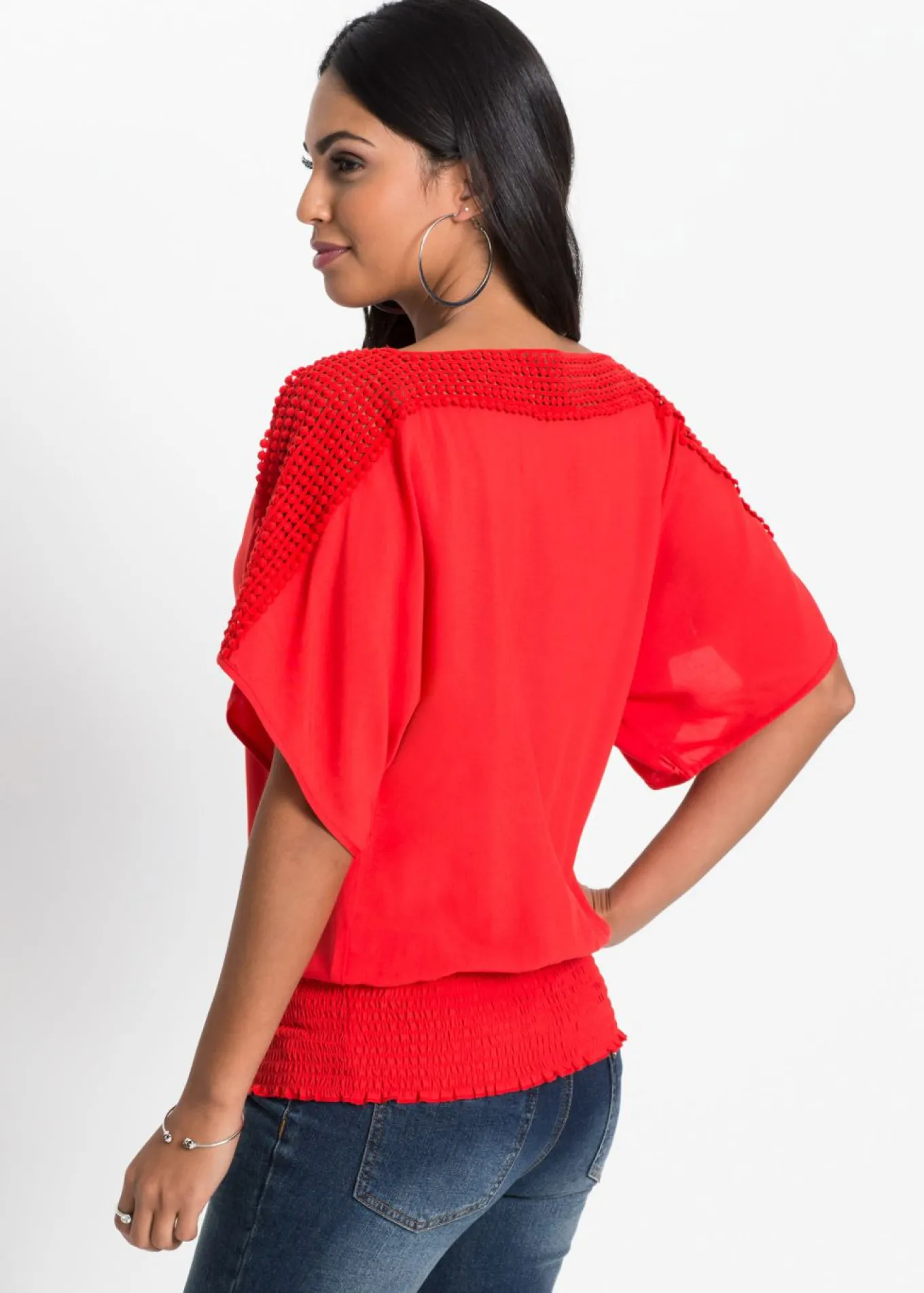Blusa de viscosa pura