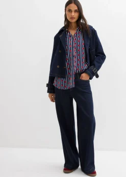Blusa holgada de muselina suave