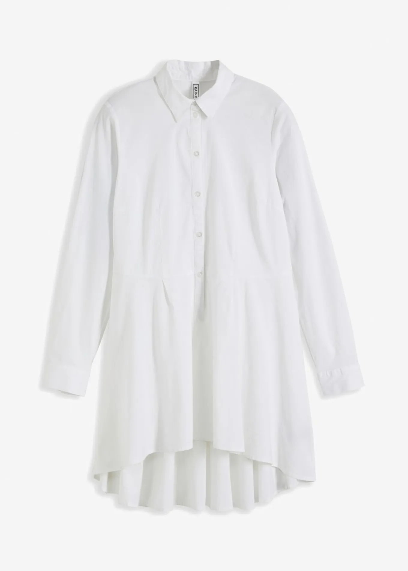 Blusa larga con volante
