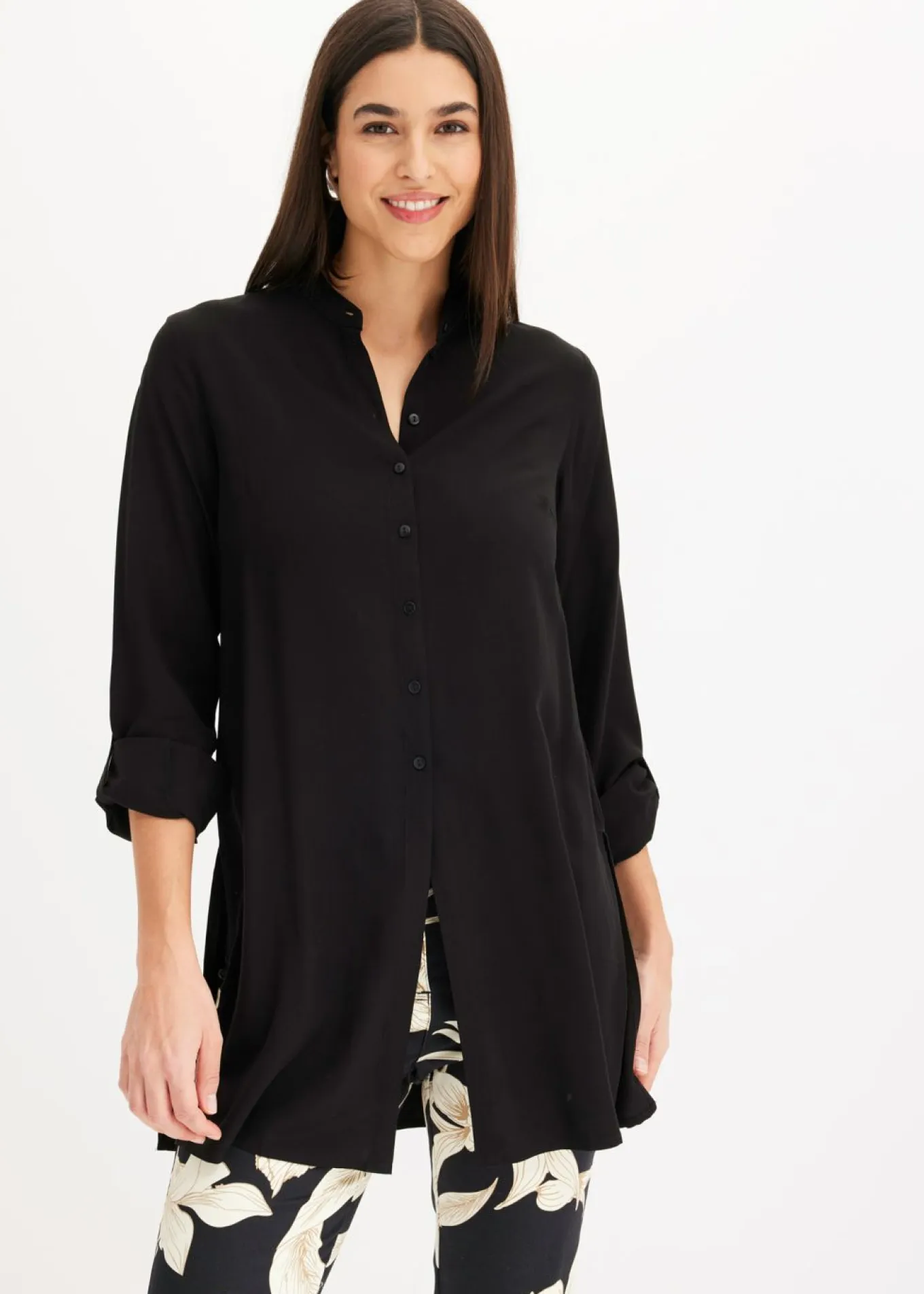 Blusa larga de viscosa