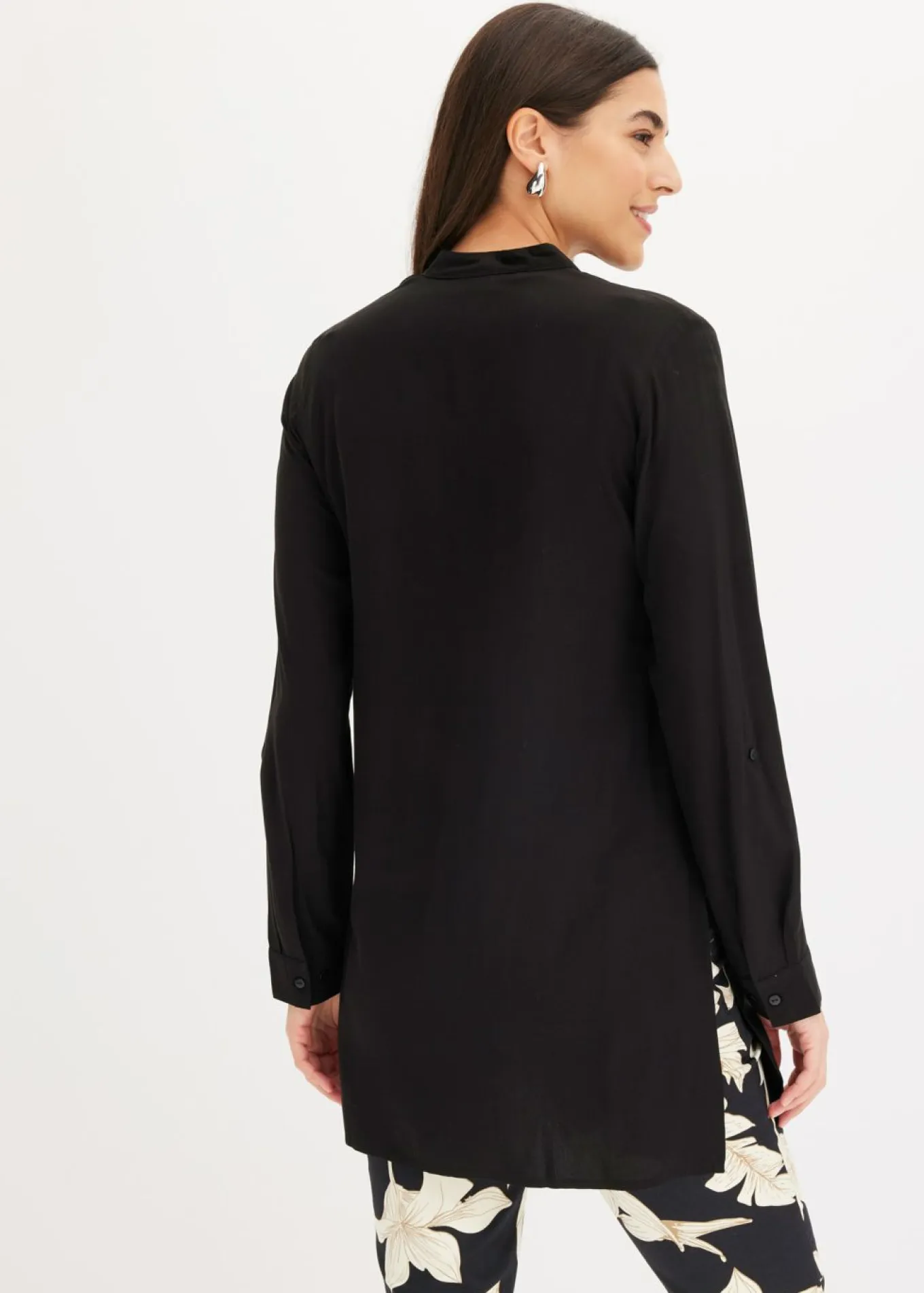 Blusa larga de viscosa